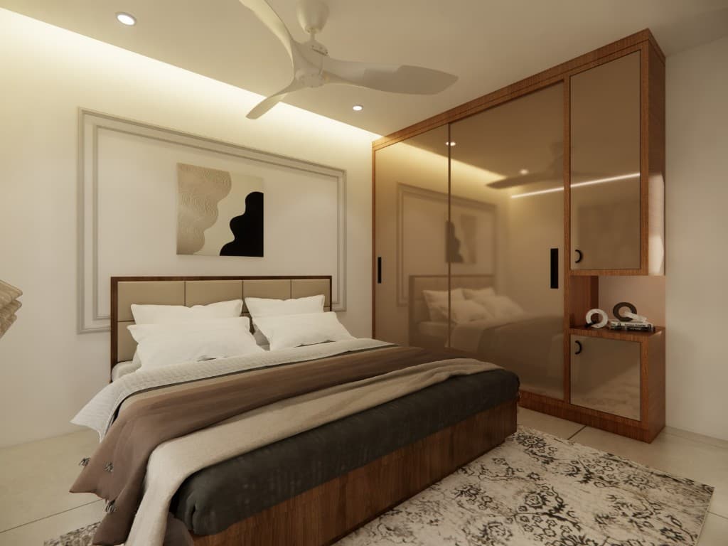 Wardrobe interior vignette