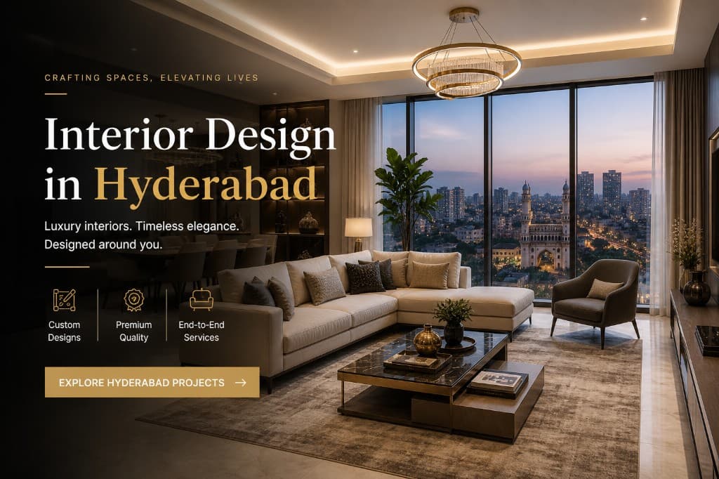 Hyderabad studio — luxury living room interior