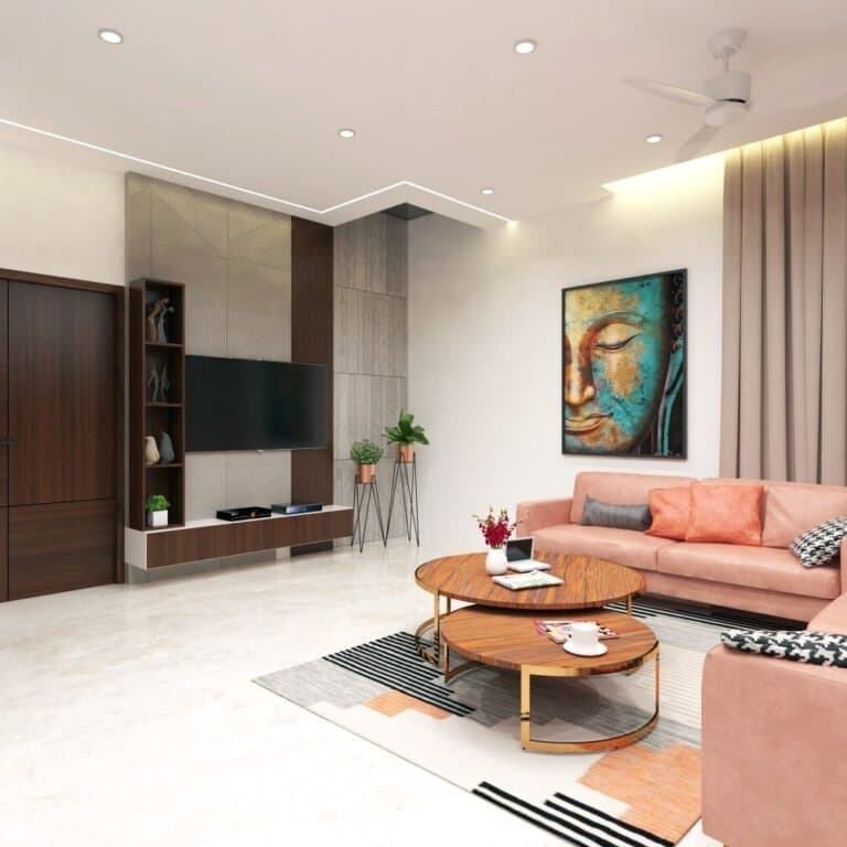 Residential interior perspective